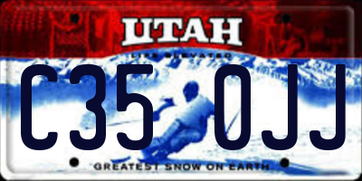 UT license plate C350JJ