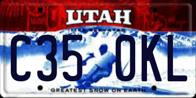 UT license plate C350KL