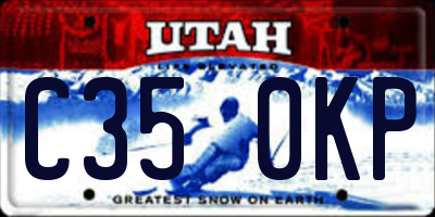 UT license plate C350KP