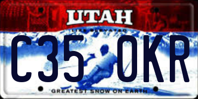 UT license plate C350KR