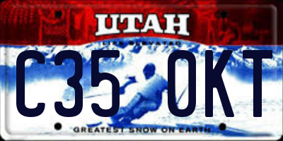 UT license plate C350KT