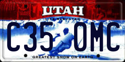 UT license plate C350MC