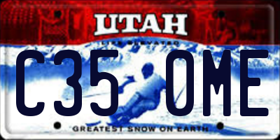 UT license plate C350ME