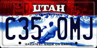 UT license plate C350MJ