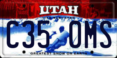 UT license plate C350MS