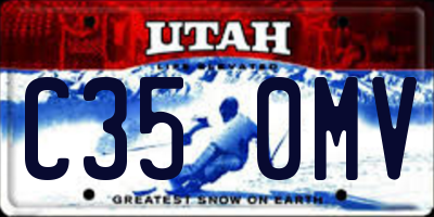 UT license plate C350MV