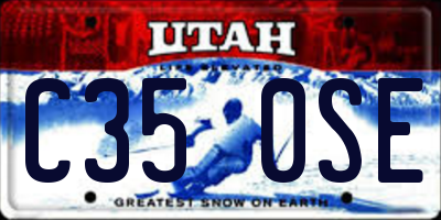 UT license plate C350SE