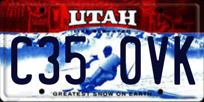 UT license plate C350VK