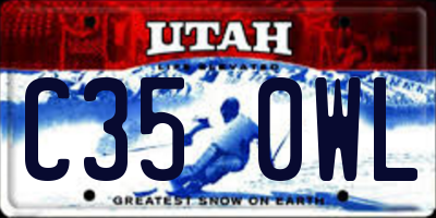 UT license plate C350WL