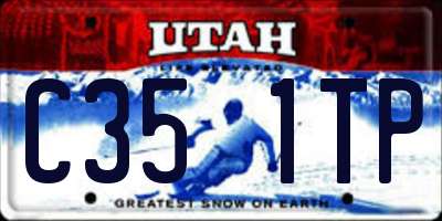 UT license plate C351TP