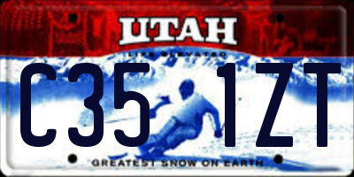 UT license plate C351ZT