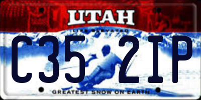 UT license plate C352IP