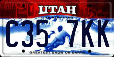 UT license plate C357KK