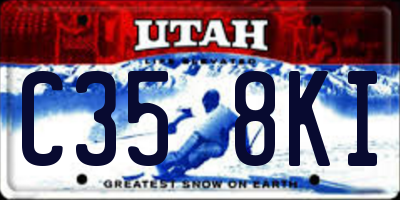 UT license plate C358KI