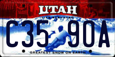 UT license plate C359OA
