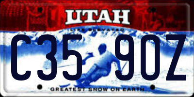 UT license plate C359OZ