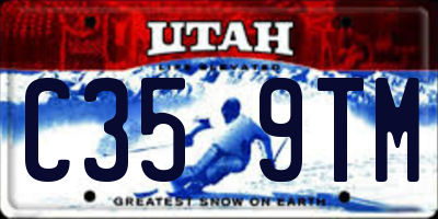 UT license plate C359TM