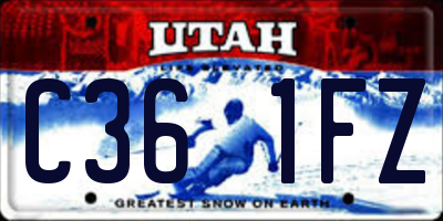 UT license plate C361FZ