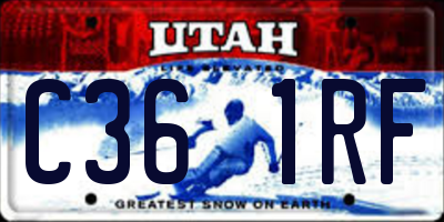 UT license plate C361RF