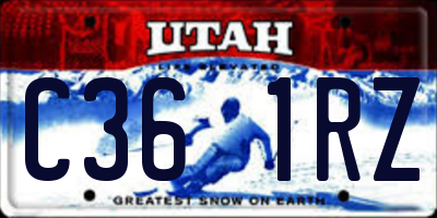 UT license plate C361RZ