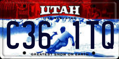 UT license plate C361TQ