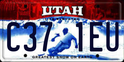 UT license plate C371EU