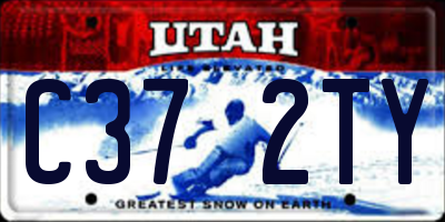 UT license plate C372TY