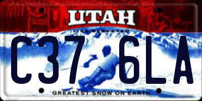 UT license plate C376LA