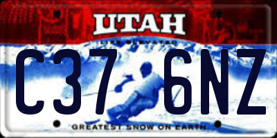 UT license plate C376NZ