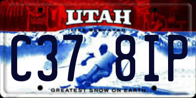 UT license plate C378IP