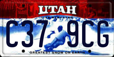 UT license plate C379CG