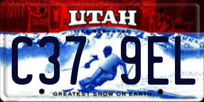 UT license plate C379EL
