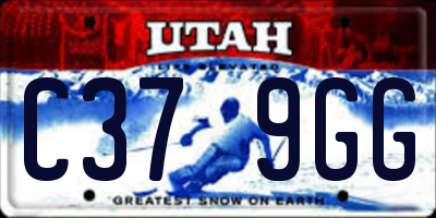 UT license plate C379GG