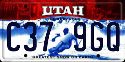 UT license plate C379GQ