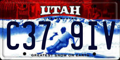 UT license plate C379IV