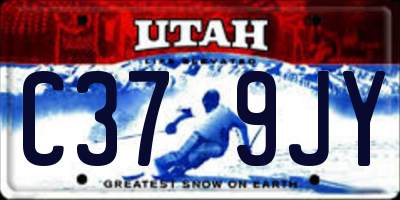 UT license plate C379JY