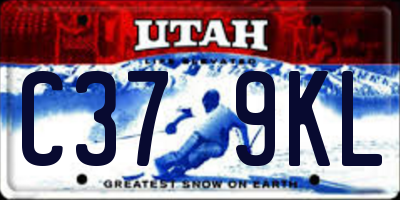 UT license plate C379KL