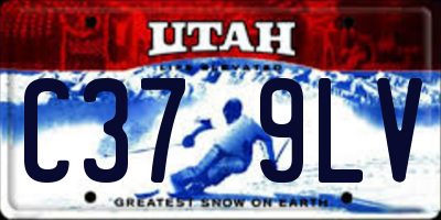UT license plate C379LV