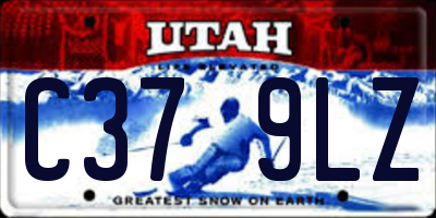 UT license plate C379LZ
