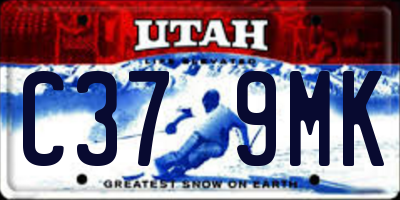 UT license plate C379MK