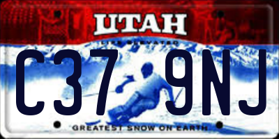 UT license plate C379NJ