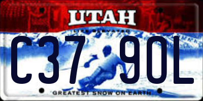 UT license plate C379OL
