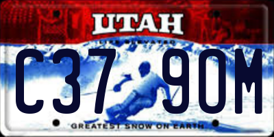 UT license plate C379OM