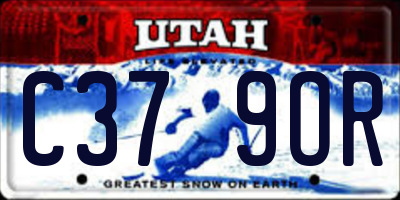 UT license plate C379OR