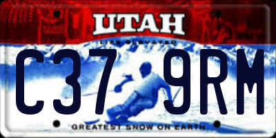 UT license plate C379RM