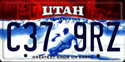 UT license plate C379RZ