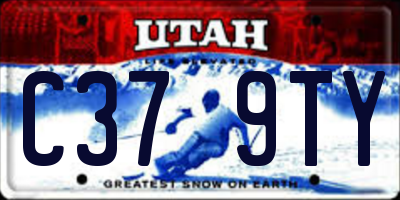 UT license plate C379TY