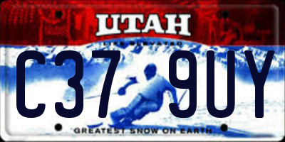 UT license plate C379UY