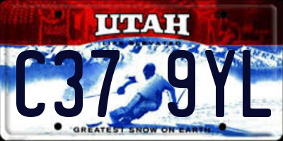 UT license plate C379YL