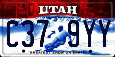 UT license plate C379YY